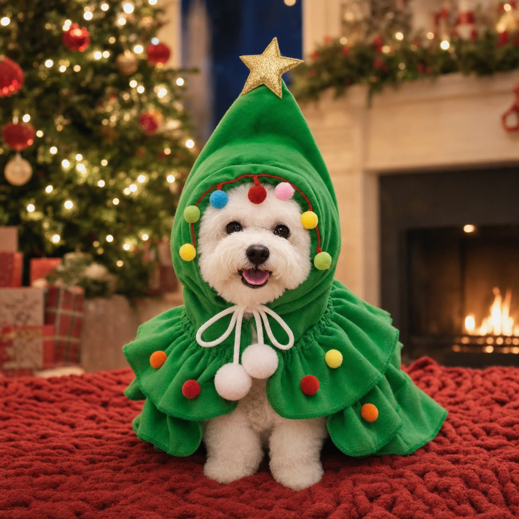 Christmas Tree Cape for Dogs & Cats